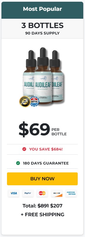 AudiLeaf 3 Bottle Price